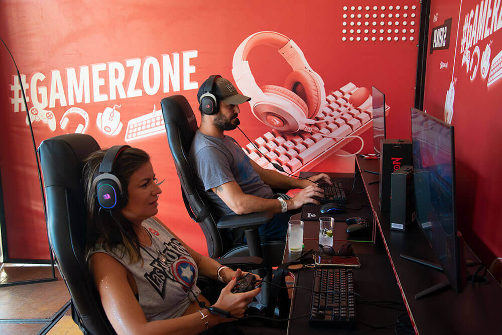 Redragon Coca Cola y mucho rock lo que dejó el GamerZone Cosquín