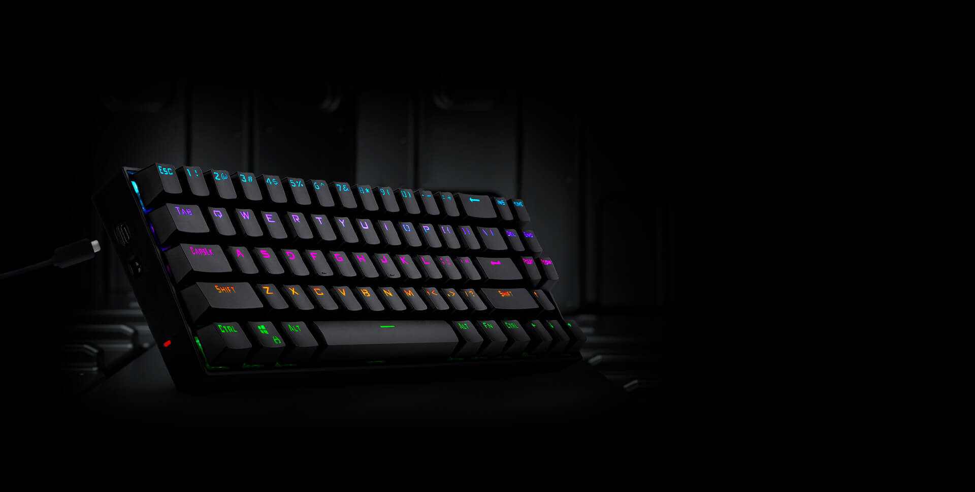 teclado gamer redragon deimos RGB