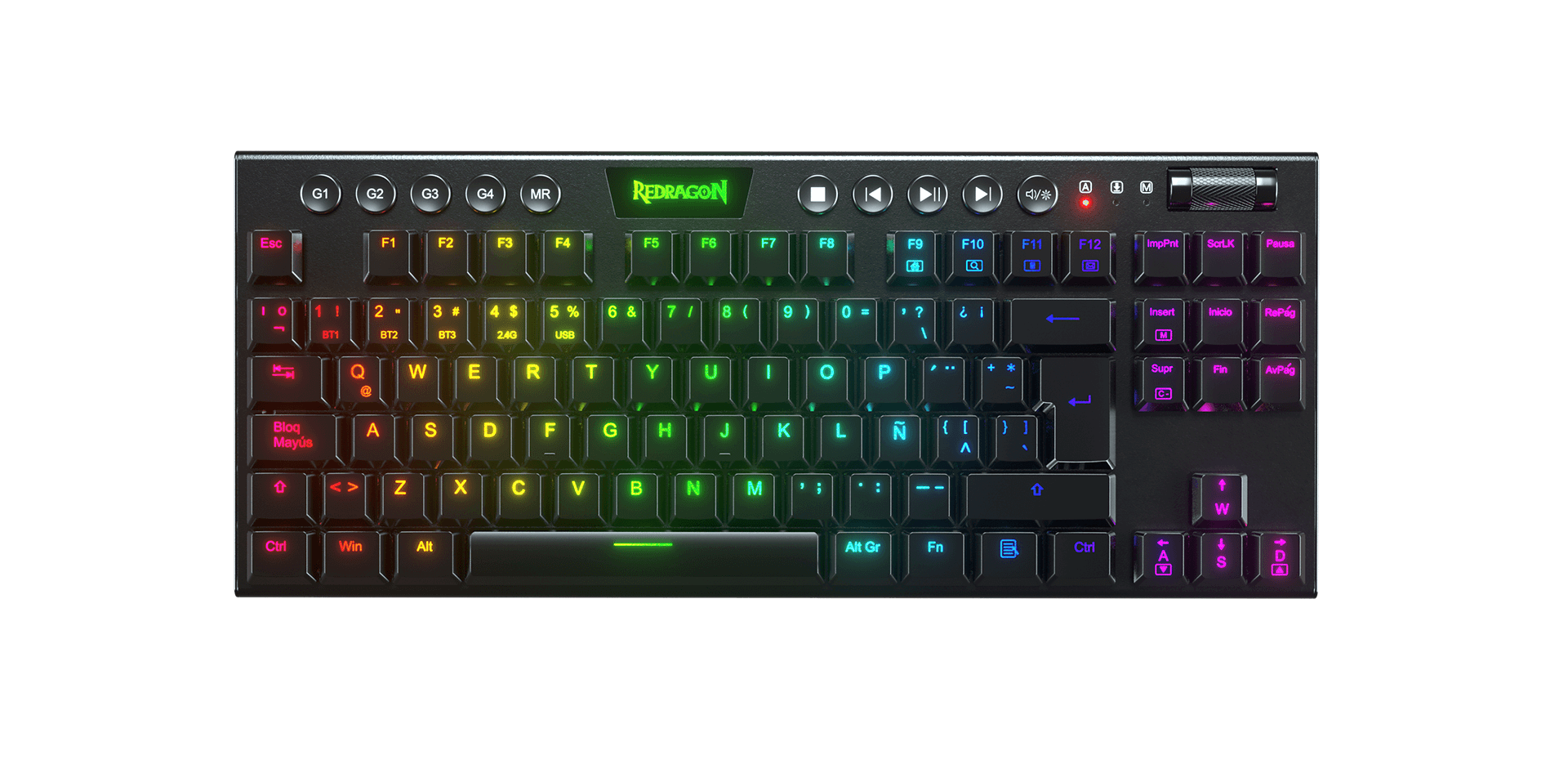 Redragon Horus teclado gamer RGB tkl