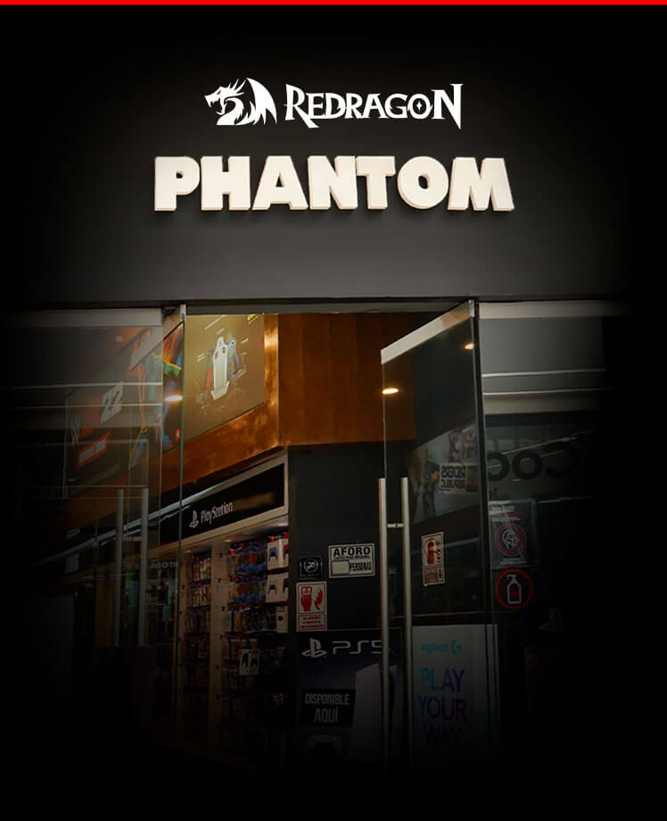 Redragon y phantom tienda comercial