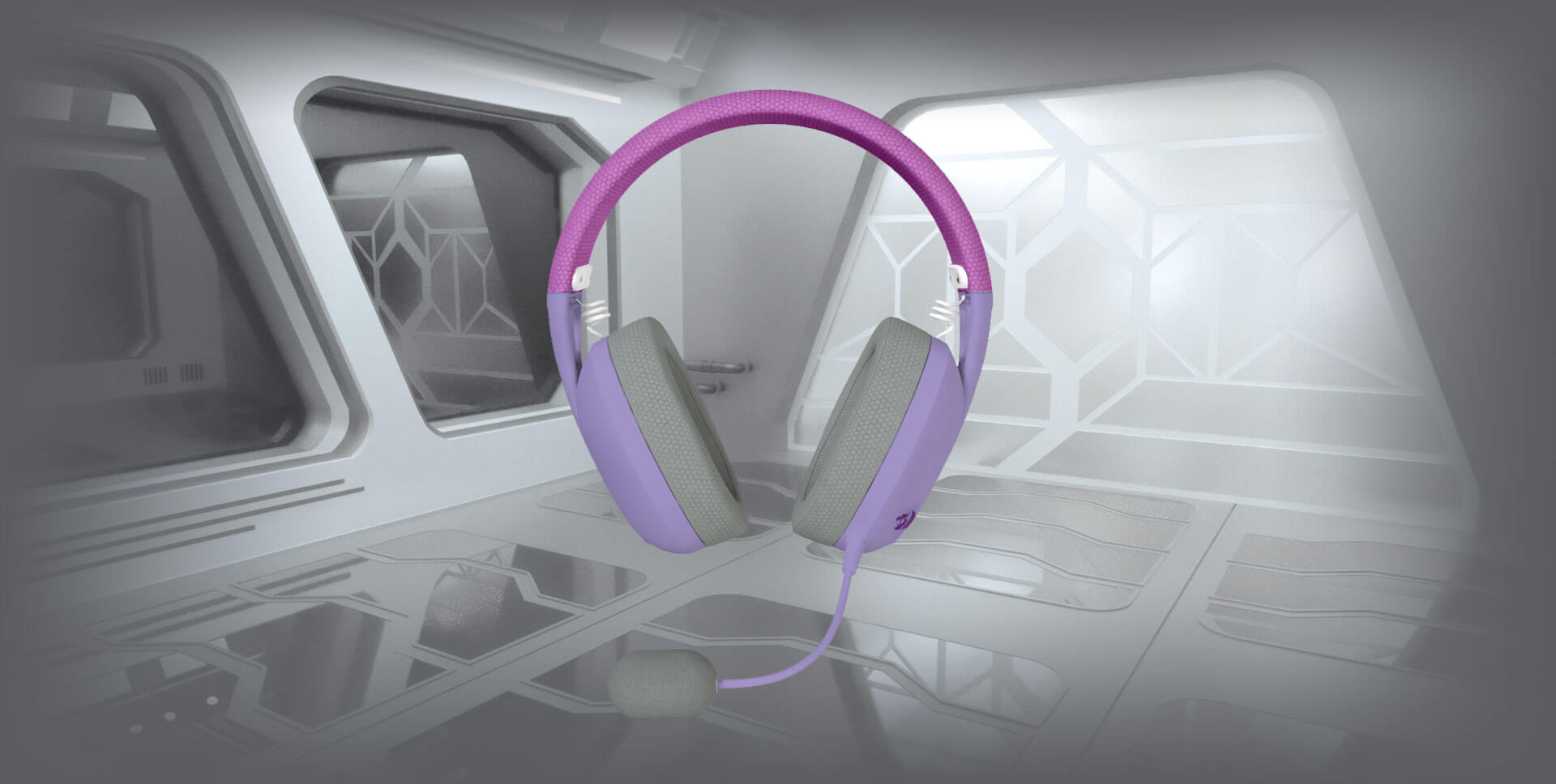 Auriculares Redragon Ire Wireless H848 Morado