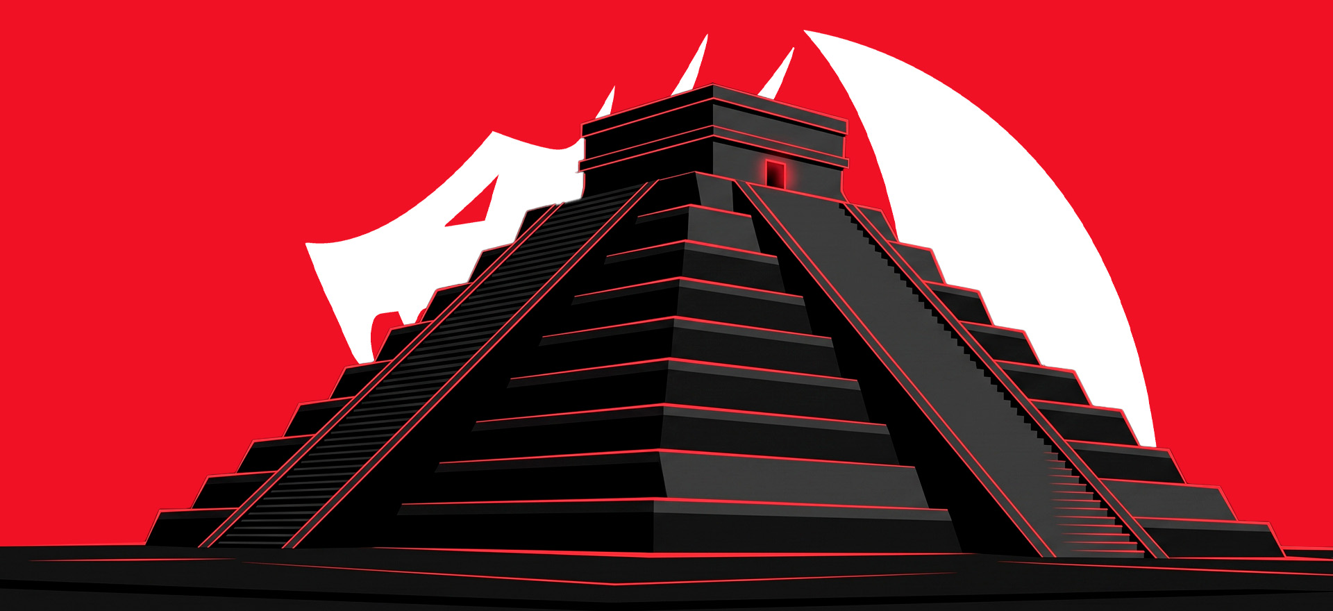 Redragon llega a nuevas tiendas en México: pirámide con el dragón de Redragon